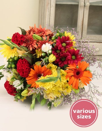 Mixed Bouquet of Seasonal Flowers