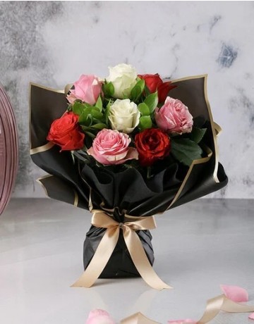 Valentines Mixed Rose Bouquet