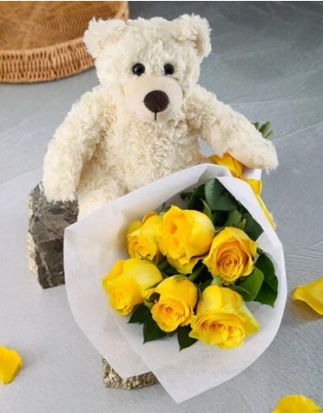 Gender Neutral Yellow Baby Arrangement