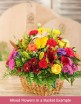 Custom Flowers in a Basket