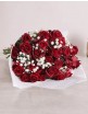 Red Roses in Cellophane for Mothers Day