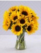 Sunflowers in a vase for Mothers Day