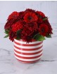 Mixed Red Flower Valentines Posy